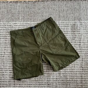 Green Cargo Shorts